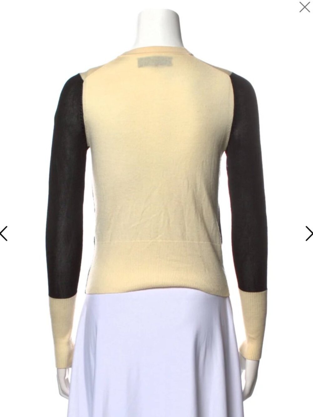 Rag&Bone Colorblock Pattern Crew Neck Sweater - Picture 2 of 4